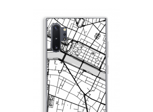 Zet een stadskaart op je  Samsung Galaxy Note 10 Plus hoesje